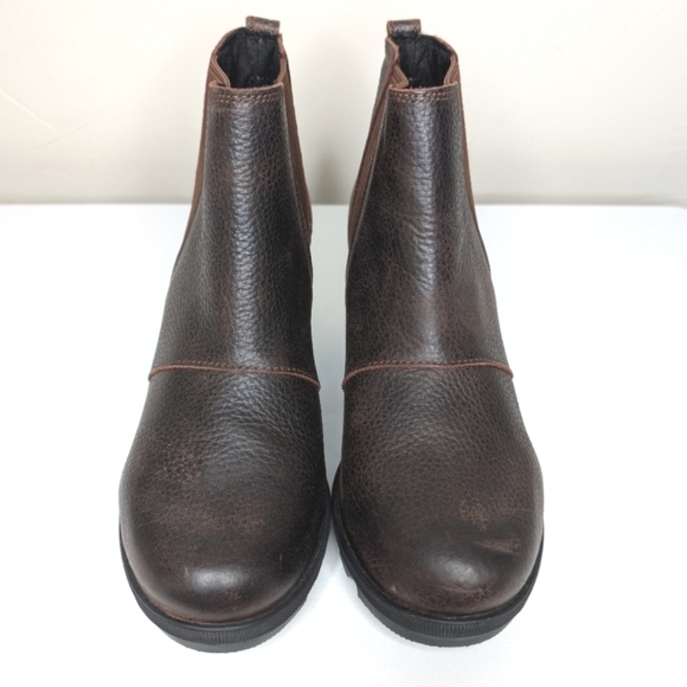 NWOB SOREL Joan of Arctic Wedge II Chelsea Bootie Size 8.5 in Quarry - Picture 4 of 8